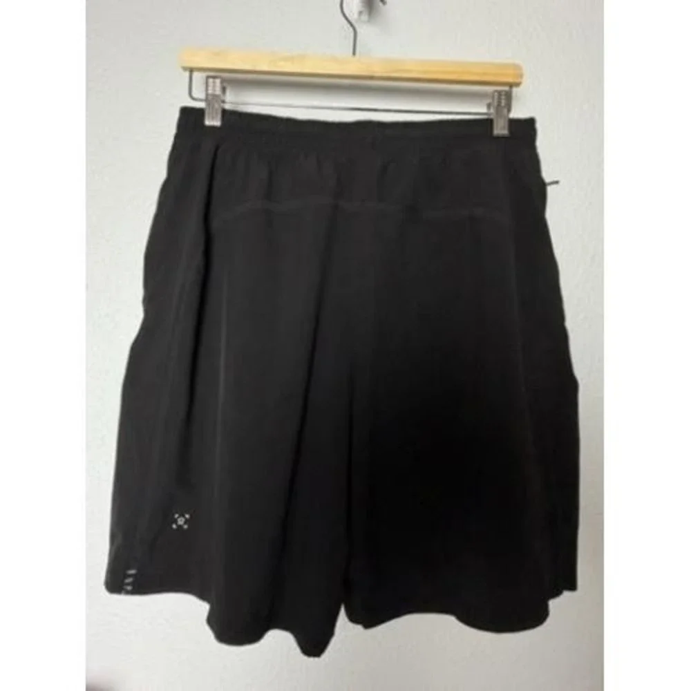 Lululemon‎ Womens Black Running Shorts Athletic Gym Training Size 8 Run Athletic